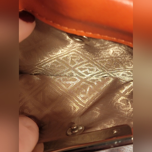 Relic by Fossil Women's Wallet Orange Wristlet w/Snap Closure - Picture 7 of 10